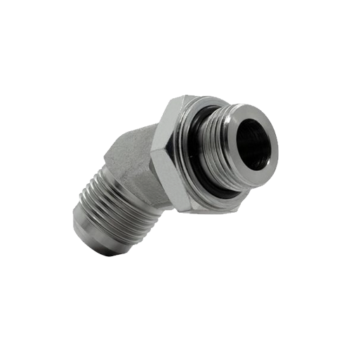 ADAPTADOR 45° BSPP MACHO ORIENTÁVEL X MACHO JIC 2