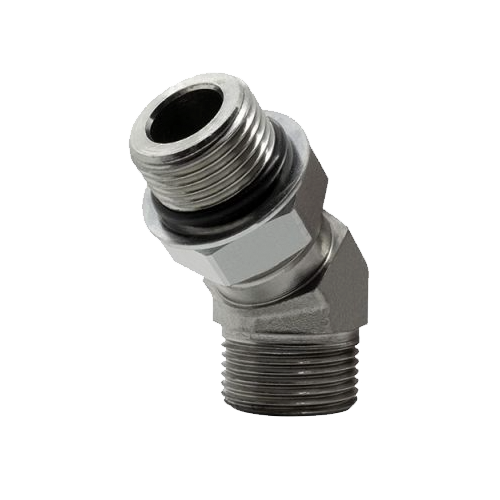 ADAPTADOR 45° UNF MACHO ORIENTÁVEL X MACHO ORFS 2