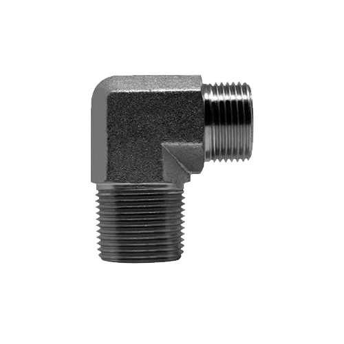 ADAPTADOR 90° MACHO NPTF X MACHO ORFS 1