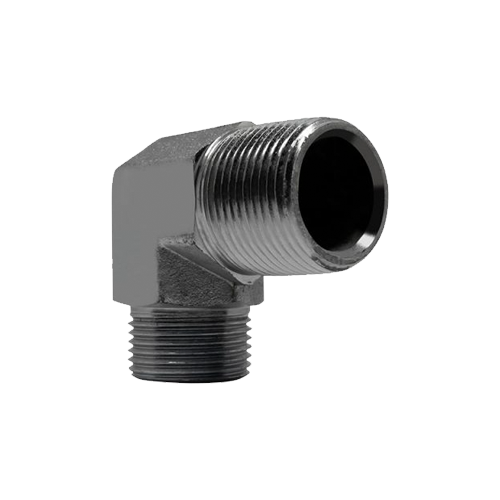ADAPTADOR 90° MACHO NPTF X MACHO ORFS 3