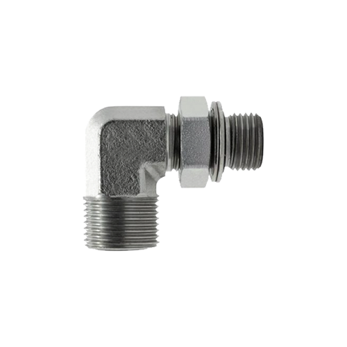 ADAPTADOR 90° MÉTRICO MACHO ORIENTÁVEL X MACHO ORFS 1