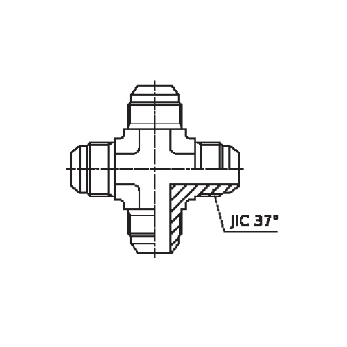 ADAPTADOR CRUZETA MACHO JIC 3