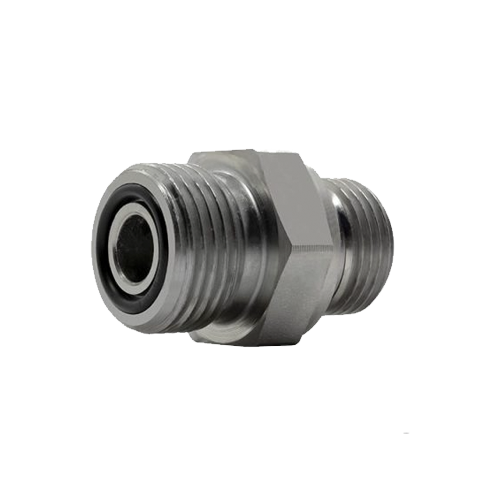 ADAPTADOR MACHO MÉTRICO VEDAÇÃO COM ANEL ED X MACHO ORFS 2