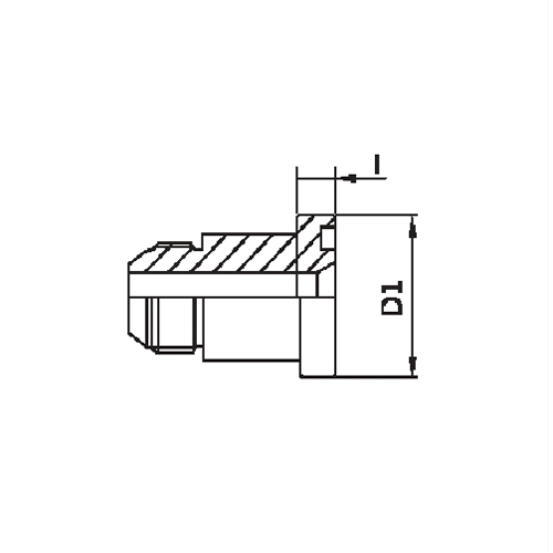 ADAPTADOR RETO FLANGE 6000 PSI 3