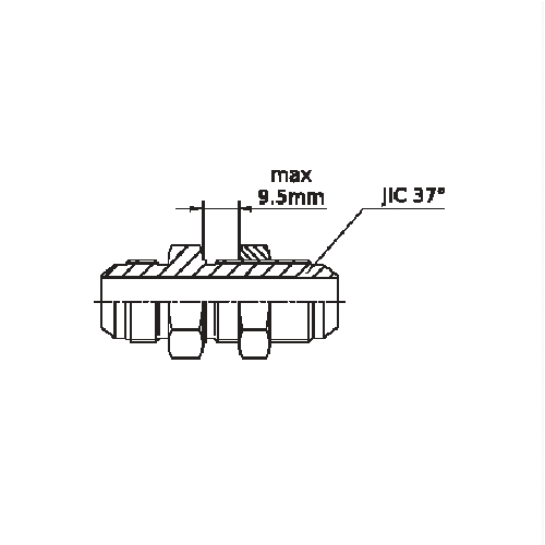 ADAPTADOR RETO MACHO JIC PAINEL 3