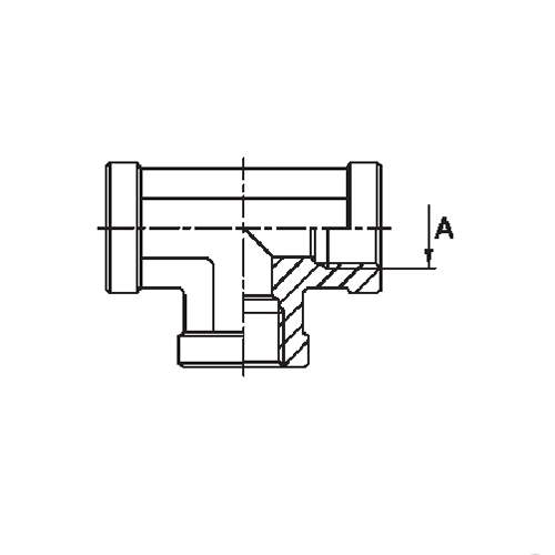 ADAPTADOR TEE FÊMEA NPTF 4
