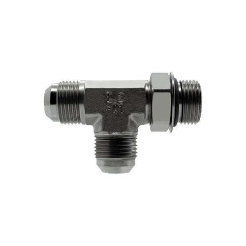 ADAPTADOR TEE LATERAL MACHO ORIENTÁVEL UNF X MACHO JIC 1