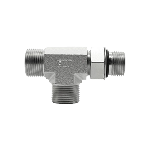 ADAPTADOR TEE LATERAL MACHO ORIENTÁVEL UNF X MACHO ORFS 1