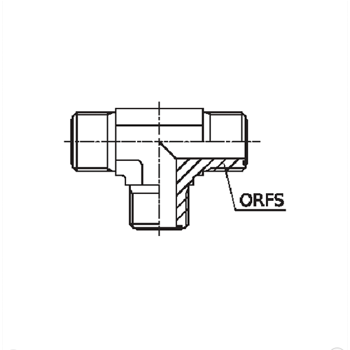 ADAPTADOR TEE MACHO ORFS 4