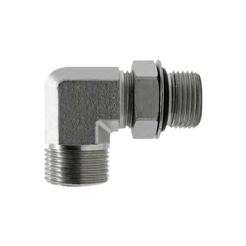 Adaptador 90° UNF Macho Orientável x Macho ORFS 1