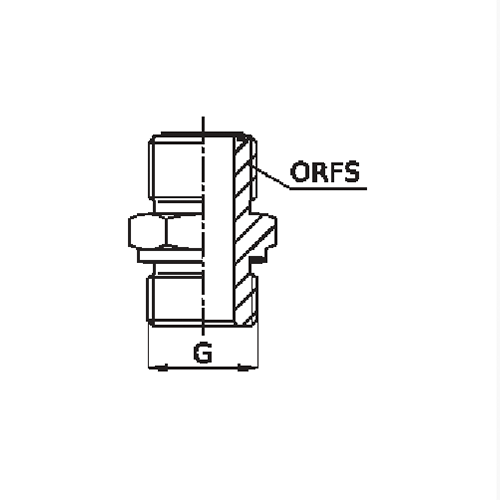 Adaptador Reto Macho BSPP com ED x Macho ORFS 4