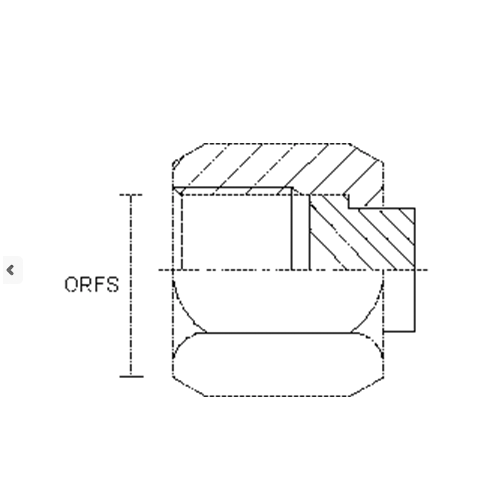 Bujão Fêmea Sextavado Externo ORFS