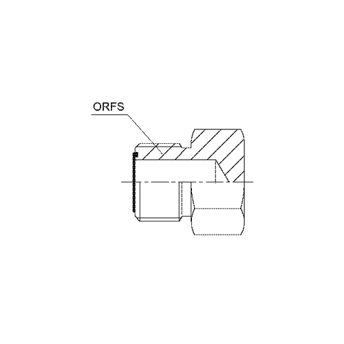 Bujão Macho Sextavado Externo ORFS 3