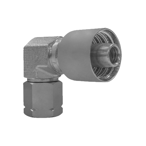 Terminal OPF 90° Compacto Fêmea Giratória JIC 37° 2