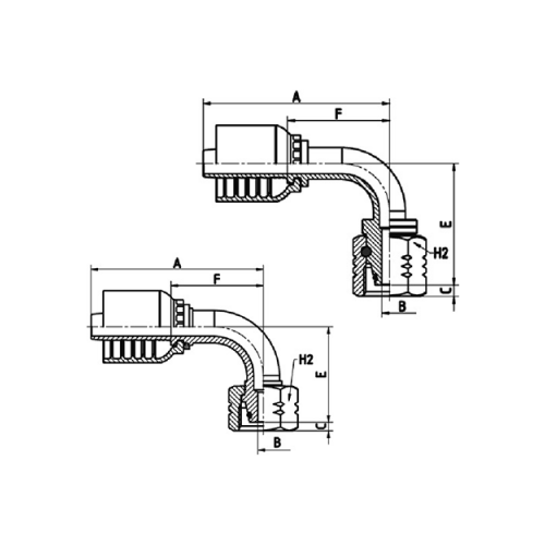 Terminal OPF 90° Fêmea Gir. DKO Pesado3