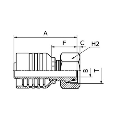 Terminal OPK Reto Fêmea Gir. DKO Leve 3