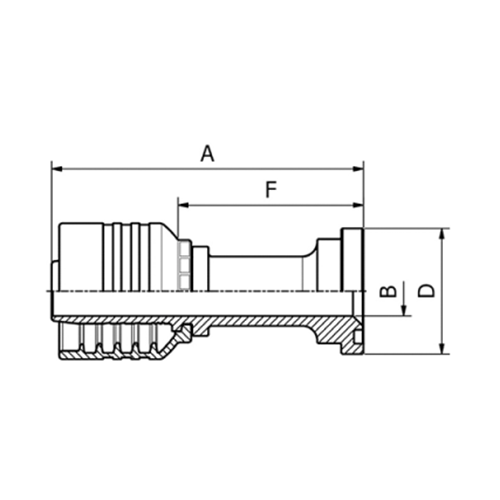 Terminal OPK Reto Flange SAE 3000PSI 61 3