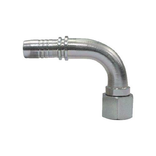 Terminal Prensado 90° Fêmea Giratória BSPP Boleado 1