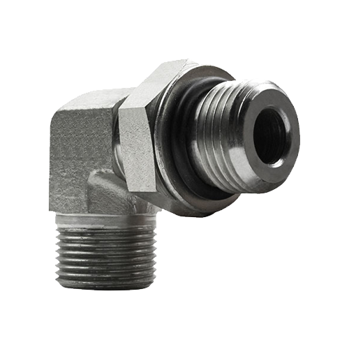 Conexão 90° Macho Orientável Rosca BSPP 2