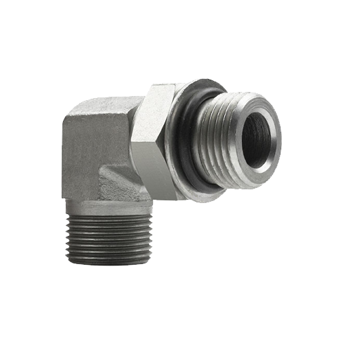 Conexão 90° Macho Orientável Rosca UNF 3