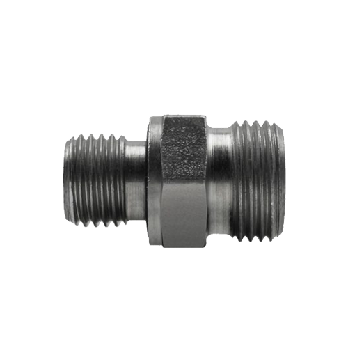 Conexão Macho Reto Rosca BSPP Vedação com Anel ED 1