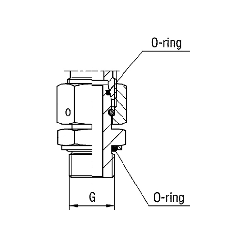 Conexão Macho Rosca BSP Vedação ED para Fêmea DKO 4