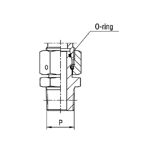 Conexão Macho Rosca NPT para Fêmea DKO 4