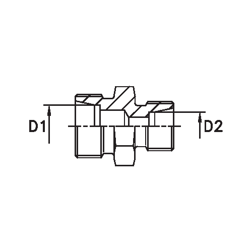 Conexão Redução Reta 4