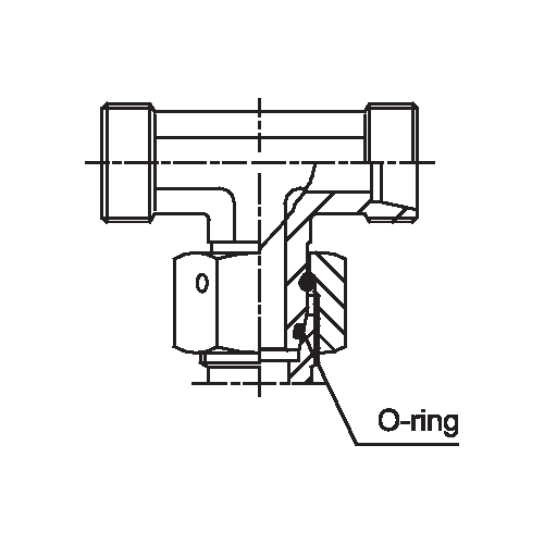 Conexão Tee Central Fêmea DKO 4