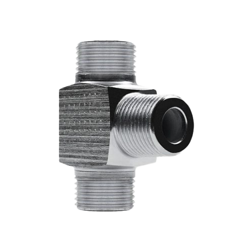 Conexão Tee Macho Central Rosca NPT 3