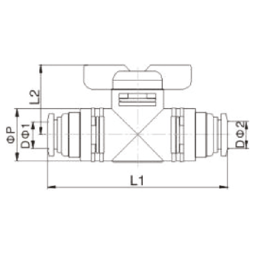 Valvula de esfera BVU2